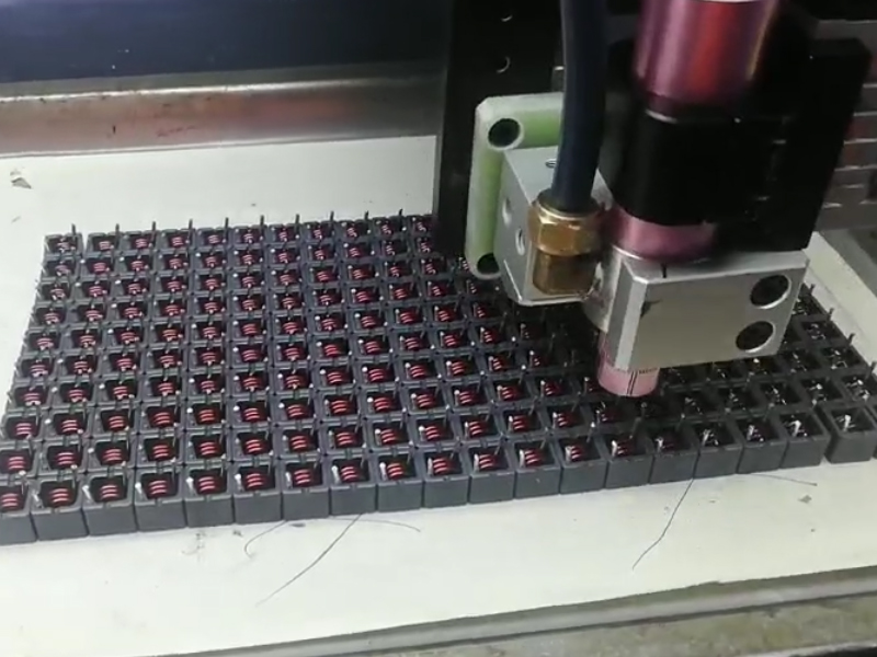 電感視覺點膠機視頻